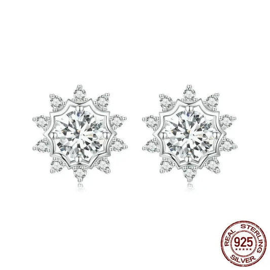 TRENDZ Moissanite Stud Earrings