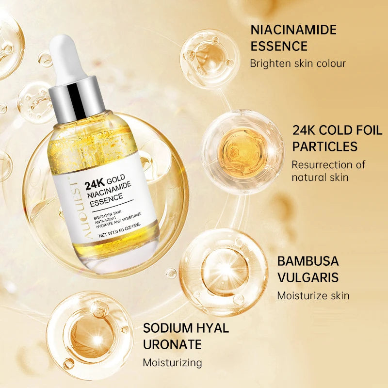 TRENDZ Niacinamide 24K Gold Serum Hyaluronic Acid