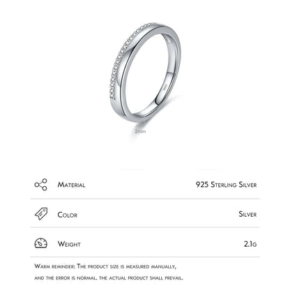 TRENDZ Solid 925 Sterling Silver Ring