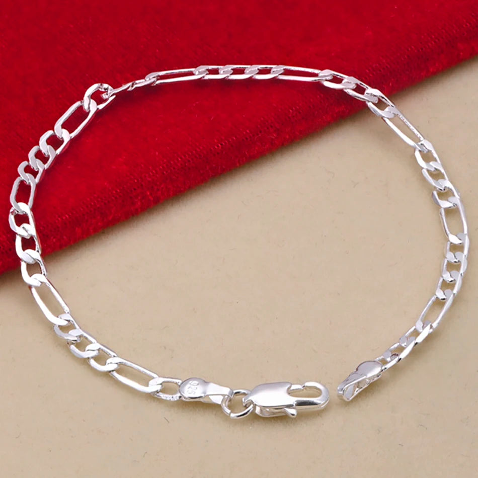 TRENDZ 925 sterling silver 4MM chain