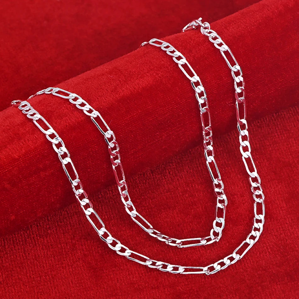 TRENDZ 925 sterling silver 4MM chain