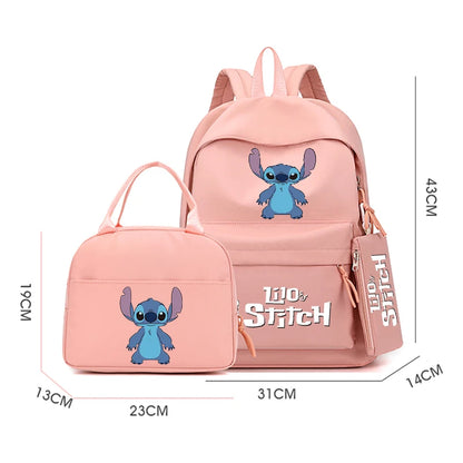 TRENDZ 3Pcs/set Lilo Stitch School Backpack