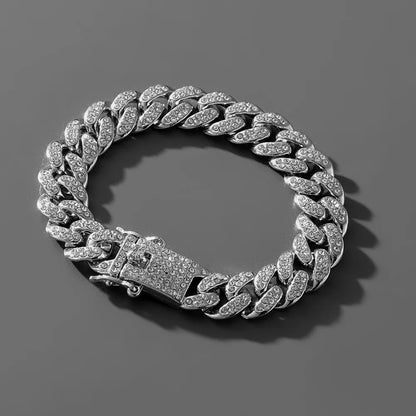 TRENDZ Cuban Link Chain Bracelet