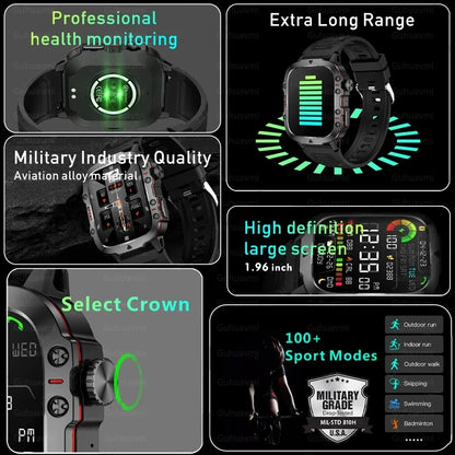 2024 New Military Smart Watch