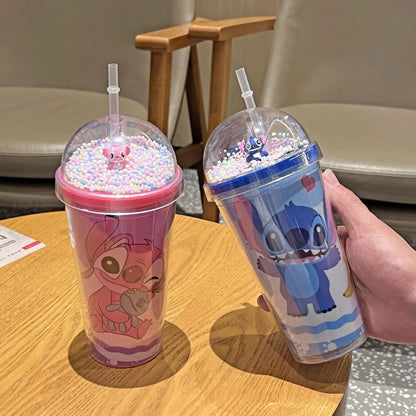 TRENDZ Stitch Straw Cup for Children 450ML