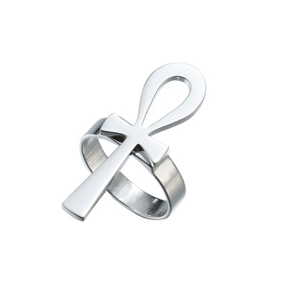 TRENDZ Ancient Egypt Ankh Ring