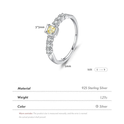 TRENDZ 925 Sterling Silver Dazzling Cubic Zirconia Rings