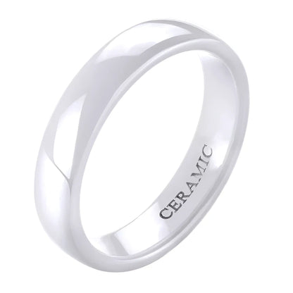 TRENDZ White / Black Ceramic Ring