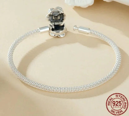 TRENDZ 925 Sterling Silver Classic Rose Bracelets