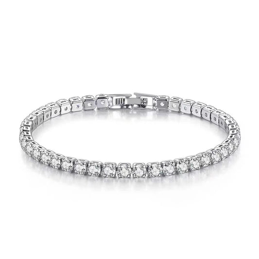 TRENDZ Sparkling Tennis Bracelet