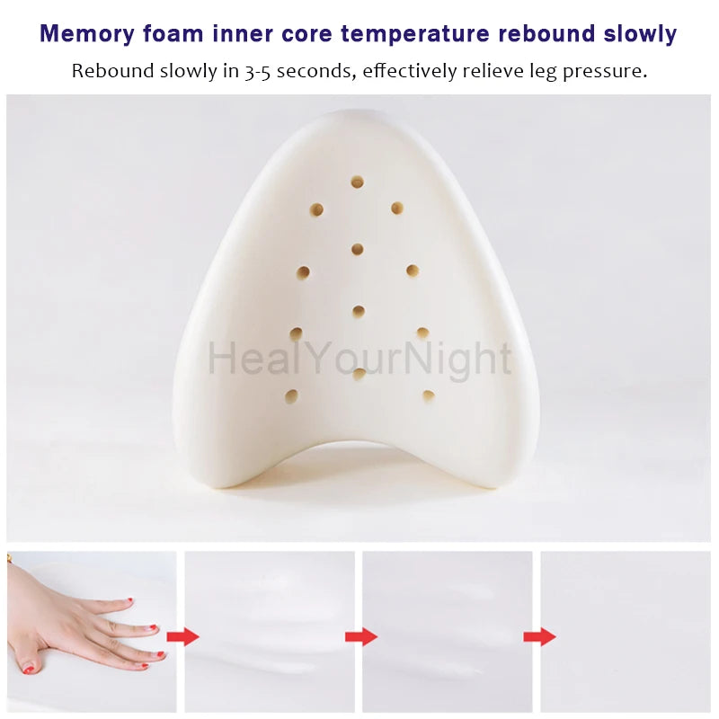 TRENDZ Foam Memory Cotton Leg Pillow