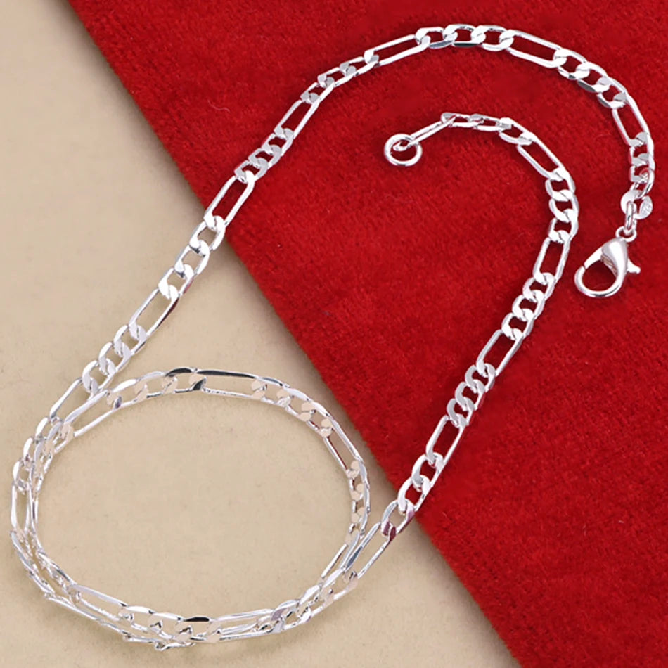 TRENDZ 925 sterling silver 4MM chain