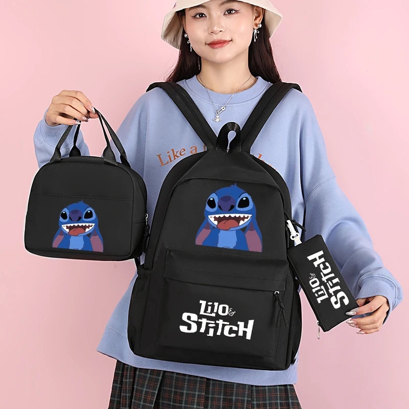 TRENDZ 3Pcs/set Lilo Stitch School Backpack