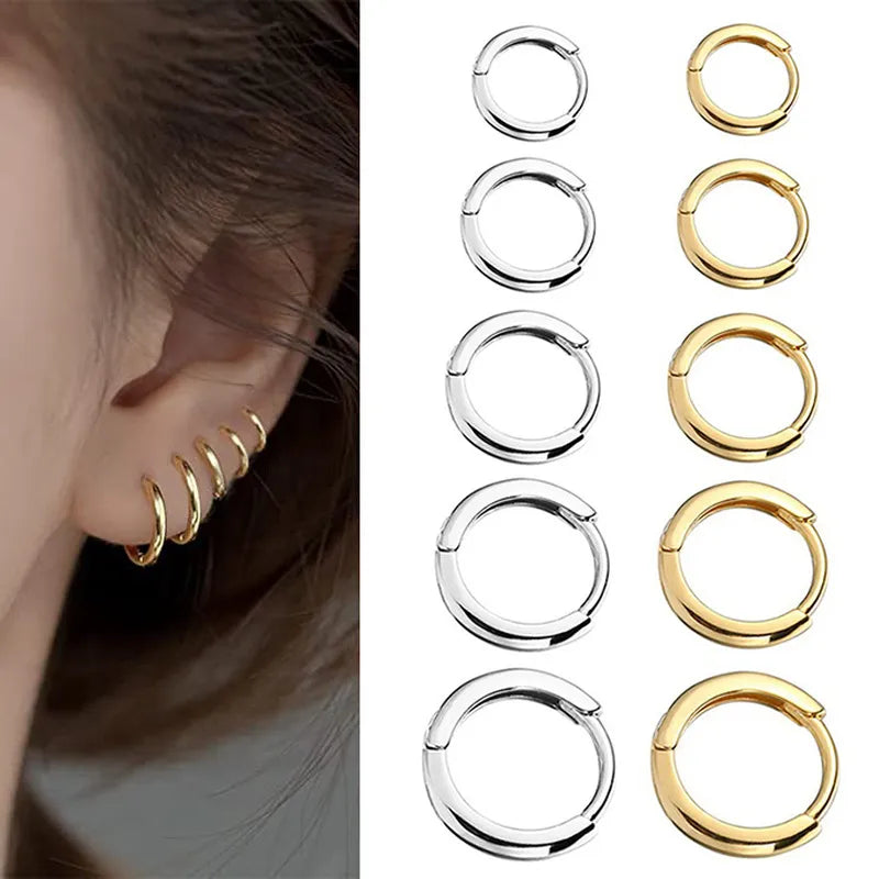 TRENDZ Small Hoop Earrings