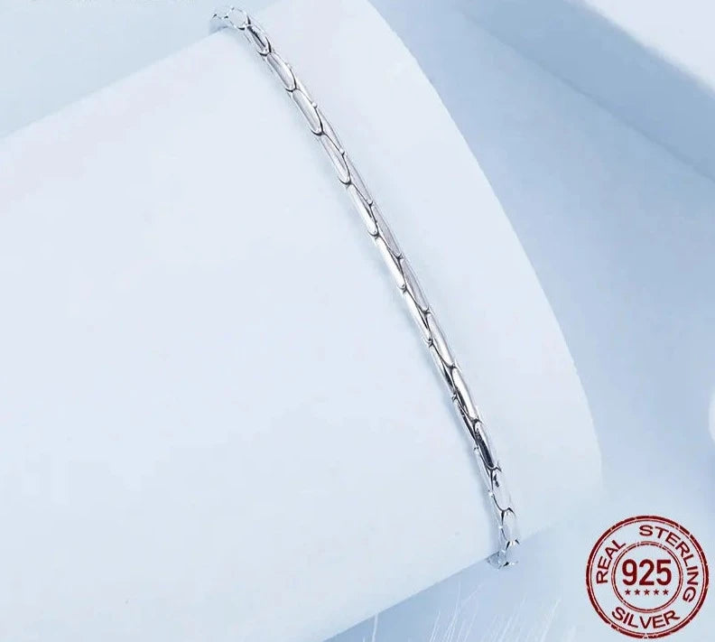 TRENDZ White Gold Plated Bracelet