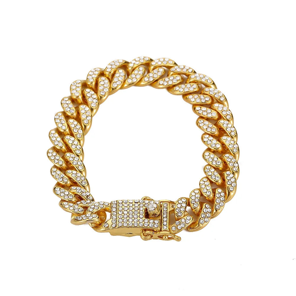 TRENDZ Cuban Link Chain Bracelet