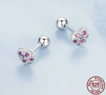 TRENDZ 925 Sterling Silver Stud Earrings