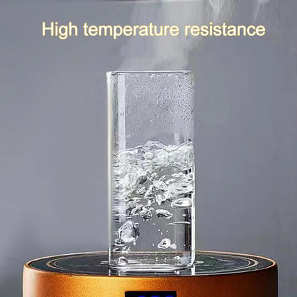 TRENDZ Square Heat Resistant Glass Cup