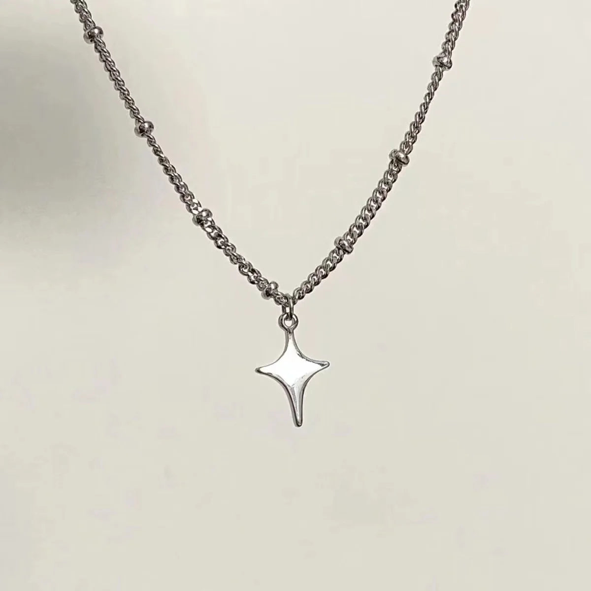 TRENDZ Star Hollow Choker Necklace Pendant