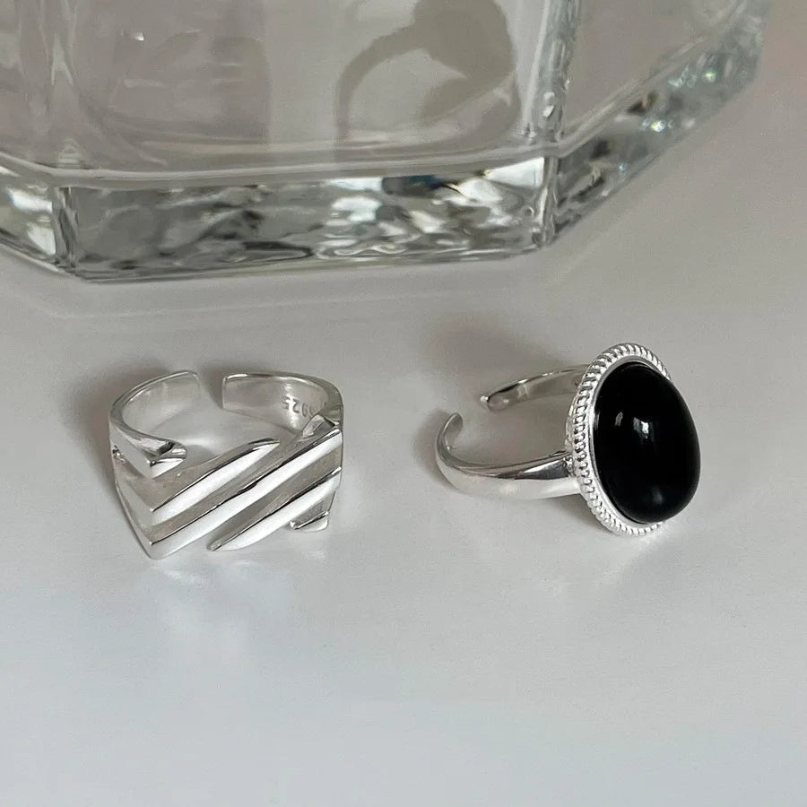 TRENDZ 925 Sterling Silver Rings