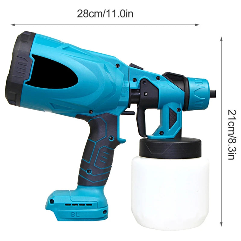 TRENDZ 1000ML Electric Spray High Power Cordless Gun