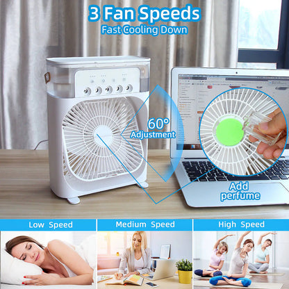 TRENDZ 3 In 1 Portable Humidifier Fan