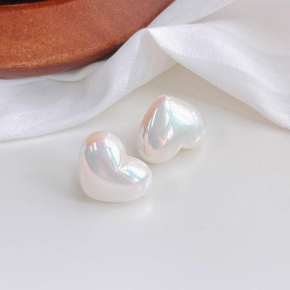 TRENDZ Heart Shaped Pearls Earrings