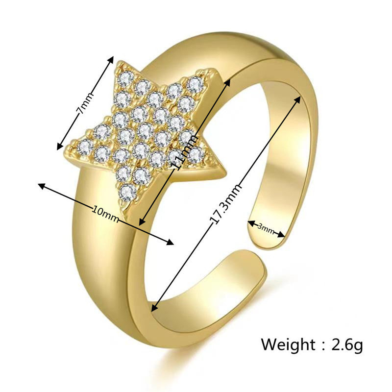 TRENDZ 18K Gold Color Preserving Ring