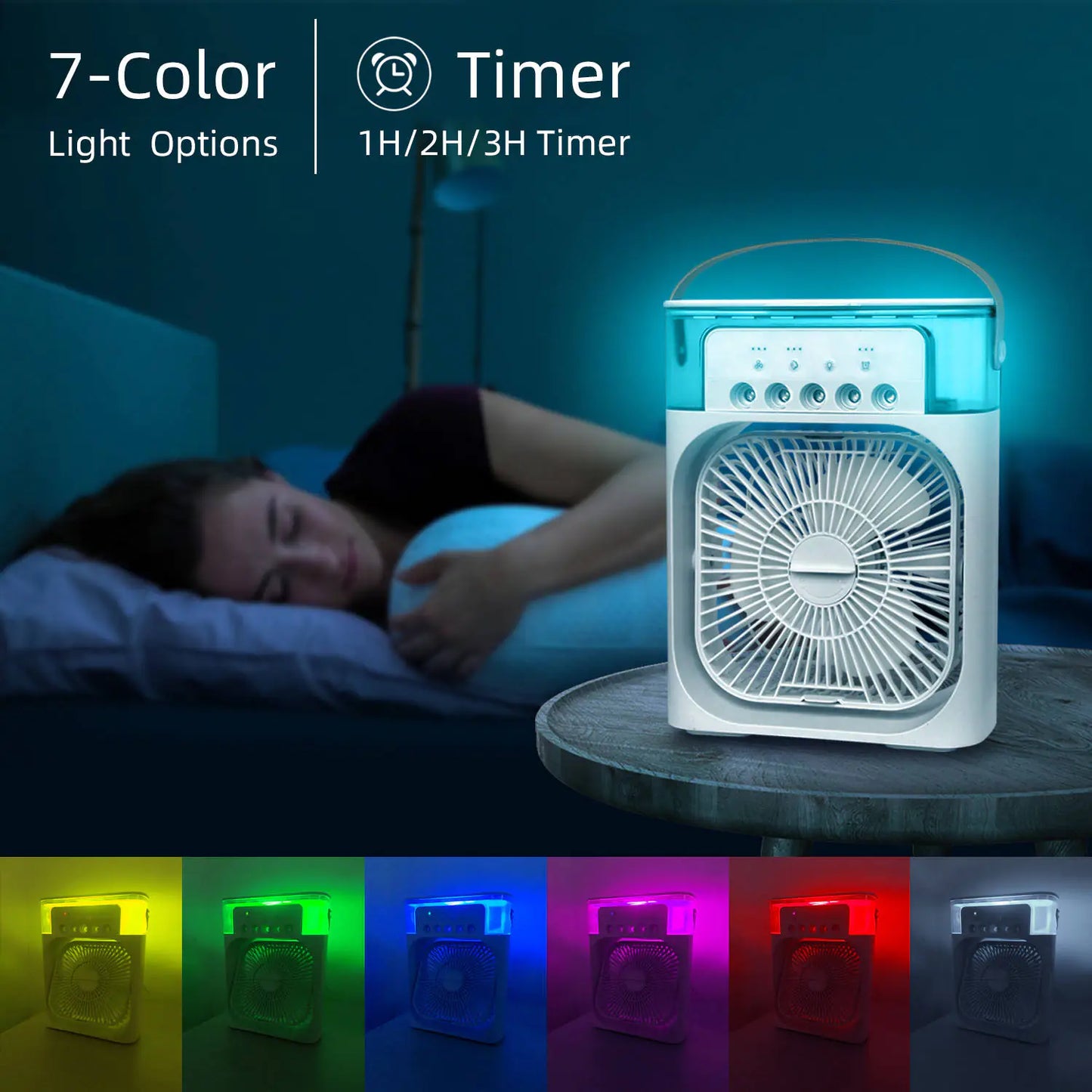 TRENDZ 3 In 1 Portable Humidifier Fan